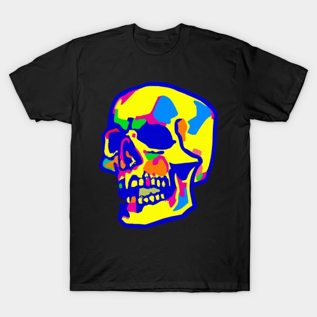 Pop Skull T-Shirt by StevenBaucom